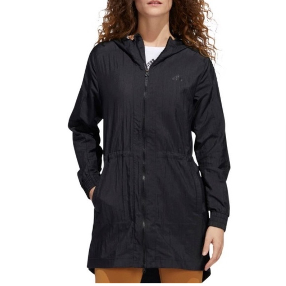 Adidas Hooded‎ Nylon Jacket Windbreaker Size XS Women's